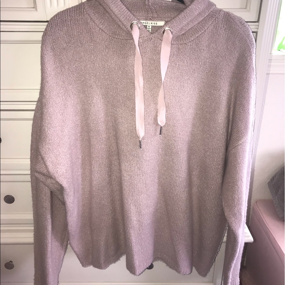 Soft pink hoodie!